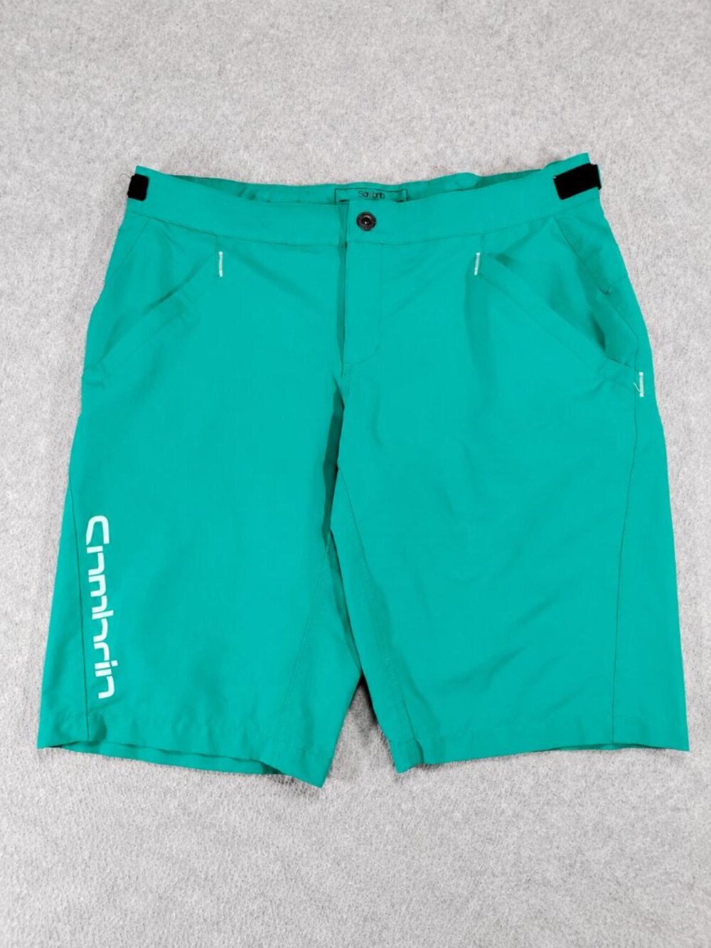 Sombrio Bike Shorts Womens XL V'al Teal Stretch MTB 13 Inseam